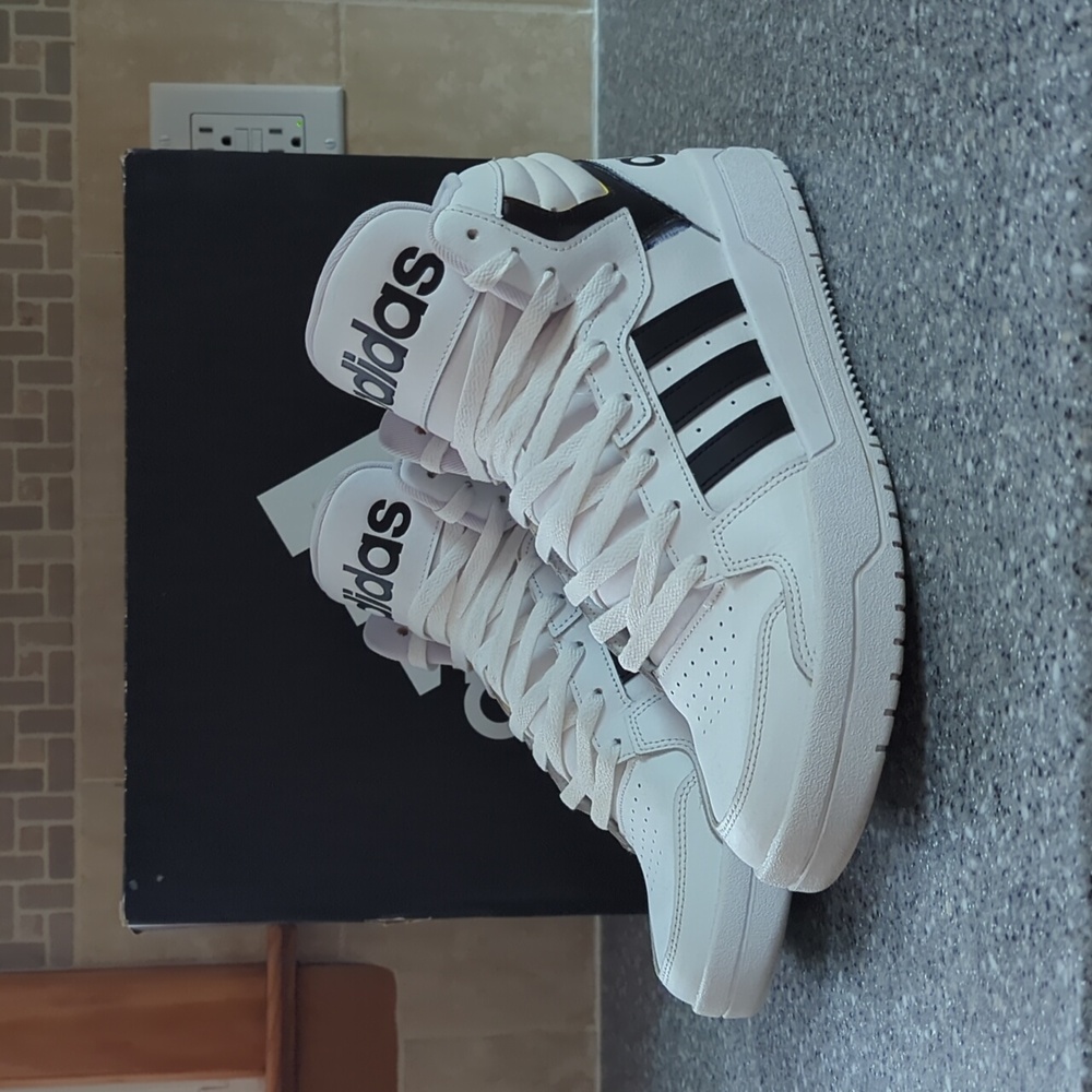 Customized Adidas Entrap Mid High Tops - Lightly Used